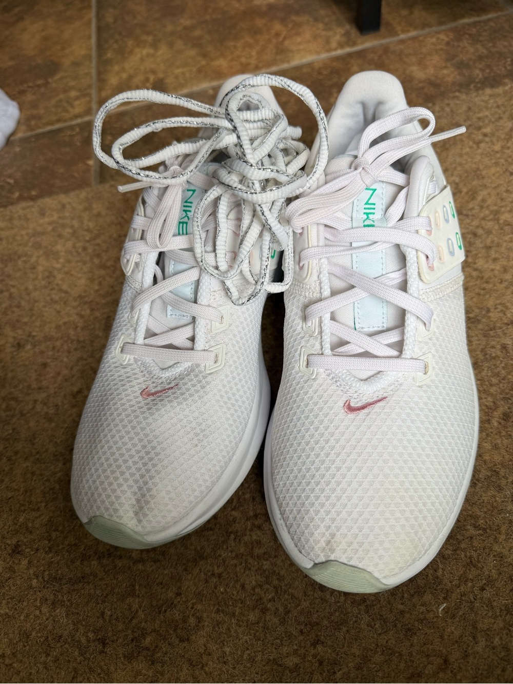 Nike Air Max Bella Training Shoes White/Pink Glaze Menta, Women’s Size 9 - Picture 8 of 10